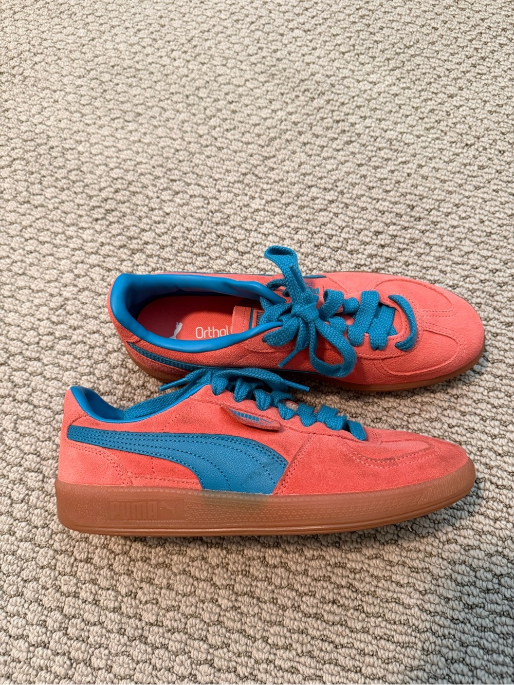 Puma Palermo sneaker - coral & blue